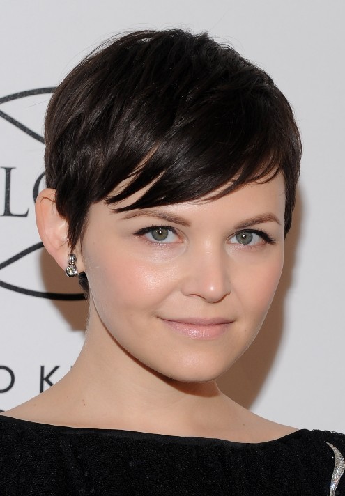 ginnifer goodwin short haircut for summer pixie cut