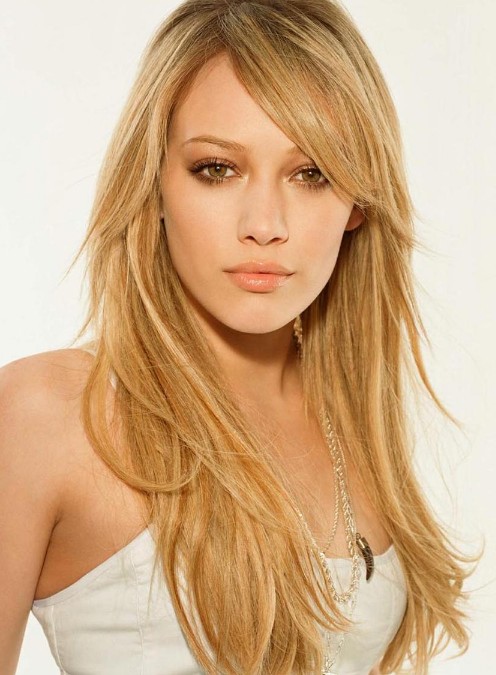 Hilary Duff  Cute Long Layered Hairstyles