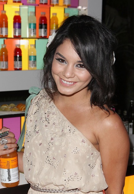 Vanessa Hudgens Cute Messy Updo For Prom - Hairstyles Weekly