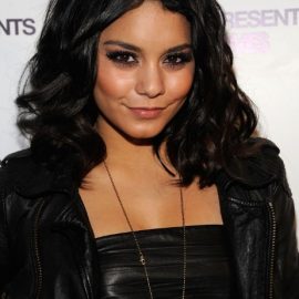 Vanessa Hudgens Medium Black Hairstyles