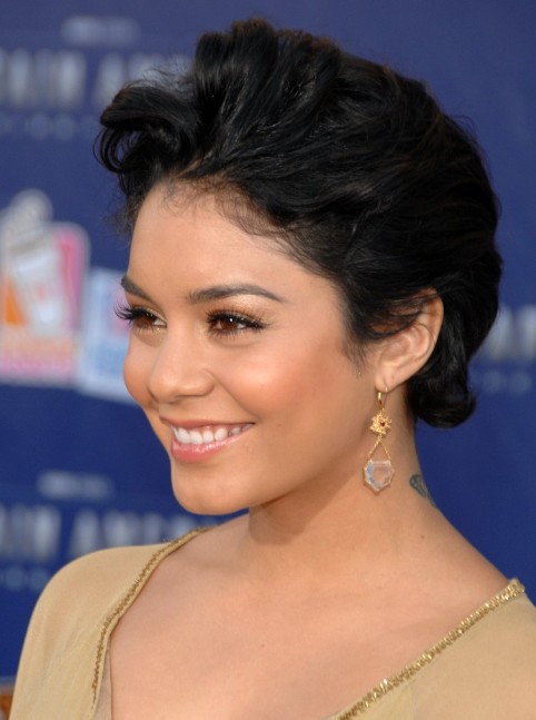 vanessa hudgens hair updo