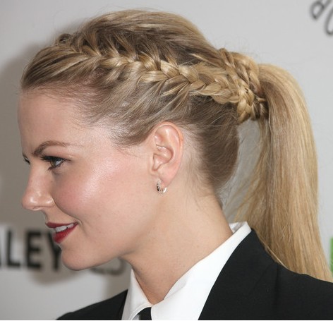 Jennifer Morrison Braided Hairstyle Side View Jennifer Morrison Braided Hairstyle Side View