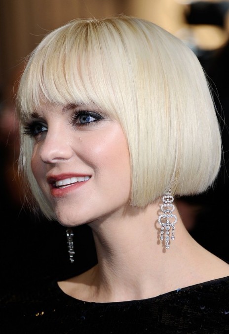 Anna Faris Page Boy Cut