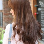 Back View of Korean Long Hairstyle