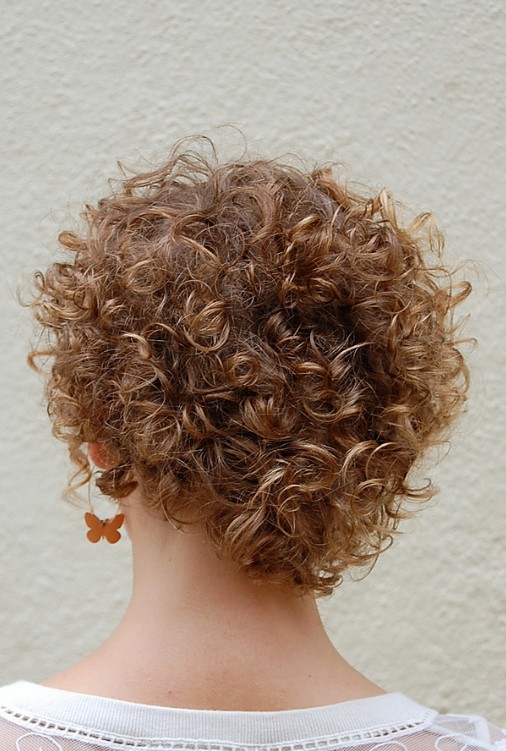 Cute Corkscrew Curls with V-shaped Nape Haircut - Hairstyles Weekly