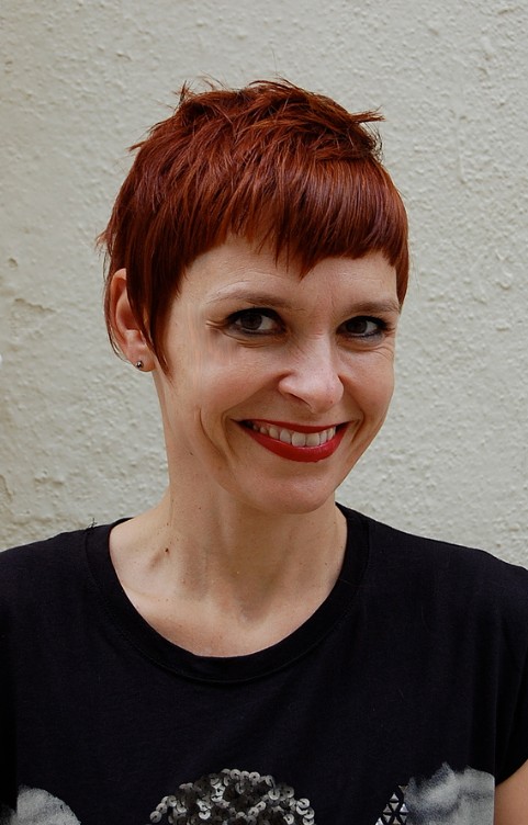 Chic Short Red Haircut for Women