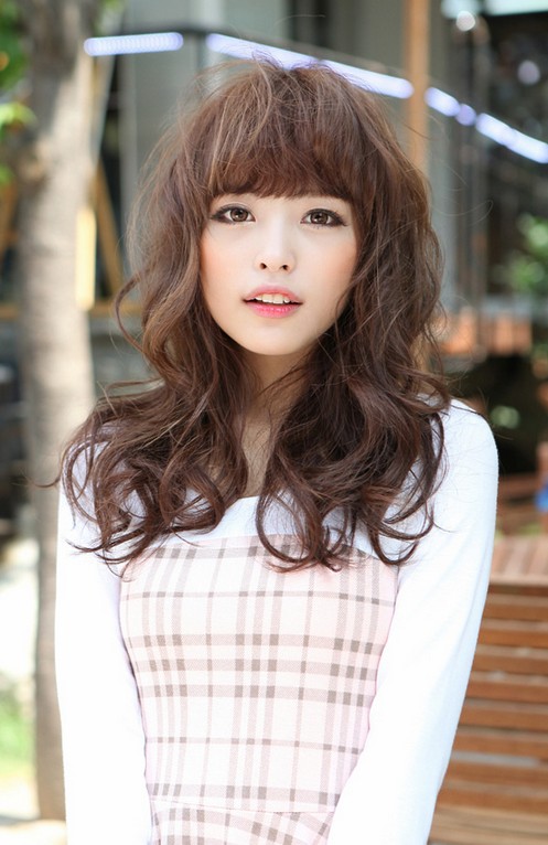 Cute Japanese Hairstyle with Bangs - Hairstyles Weekly