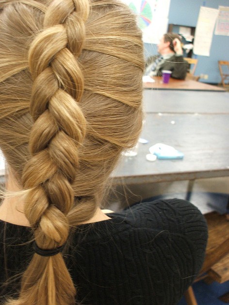 Inverted French Braid - Hairstyles Weekly