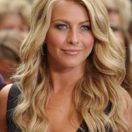 Julianne Hough Long Blonde Soft Curly Hairstyle