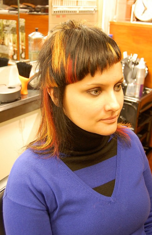 Flames! A Fabulously Head-Turning Cut & Color - Hairstyles 