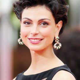 Morena Baccarin Short Curly Hairstyles