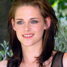 Kristen Stewart Ombre Medium Length Layered Hairstyle