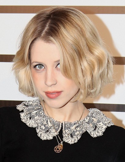 Peaches Geldof Hairstyle:y Platinum Bob Haircut 