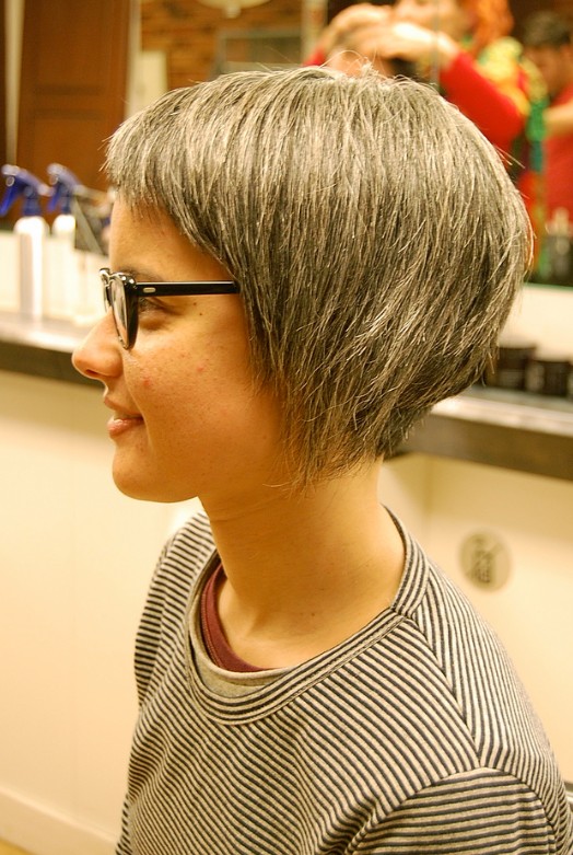 long asymmetrical haircut back view