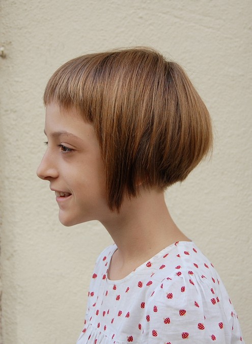 Sugar Spice Girl S Geometric Bob Hairstyle For Girls