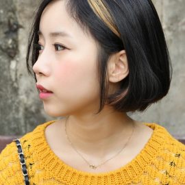 Stylish Asian Cute A-line Bob Hairstyle