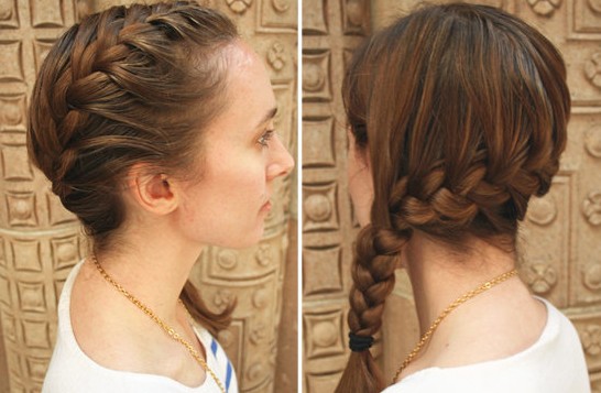 Sweet Side French Braid Hairstyles Weekly