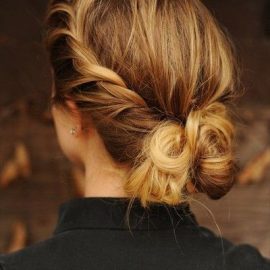 Timeless Chignon Updo Hairstyle