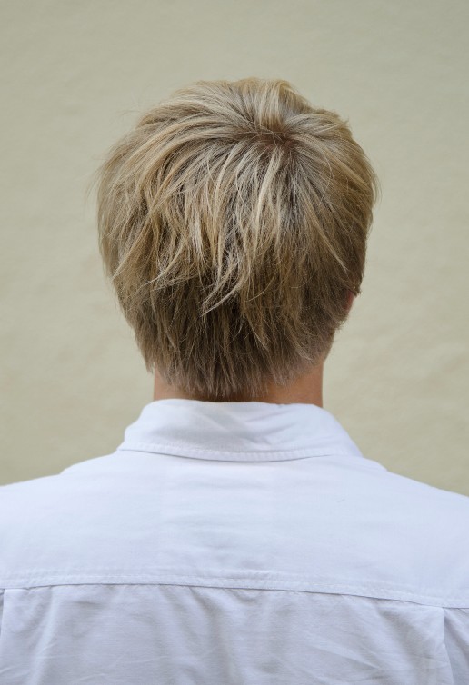 mens hair back view