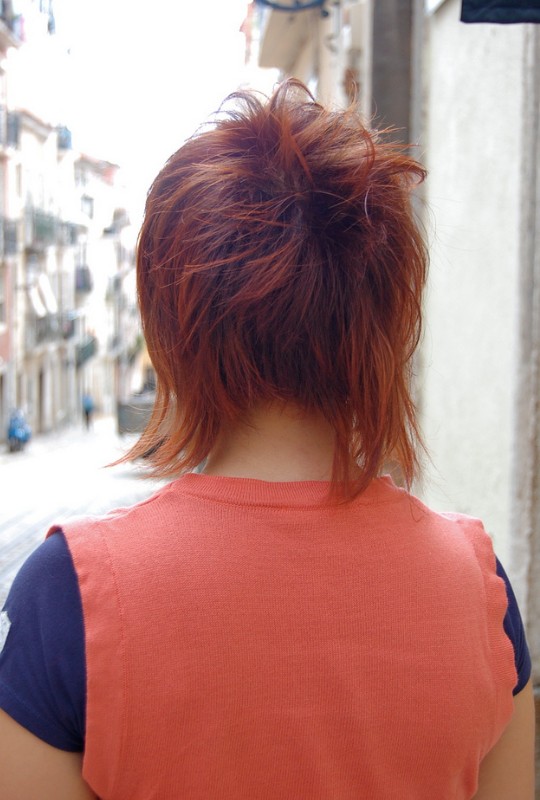 Back View Of Short Shaggy Hairstyles