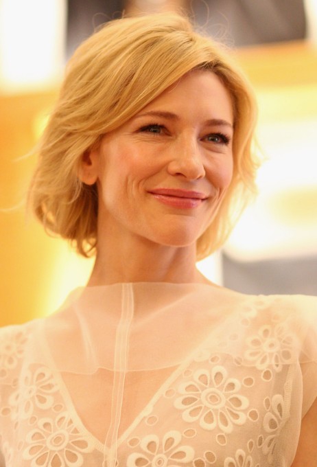 Cate Blanchett Hairstyles - Short Blonde Bob Cut for Women 