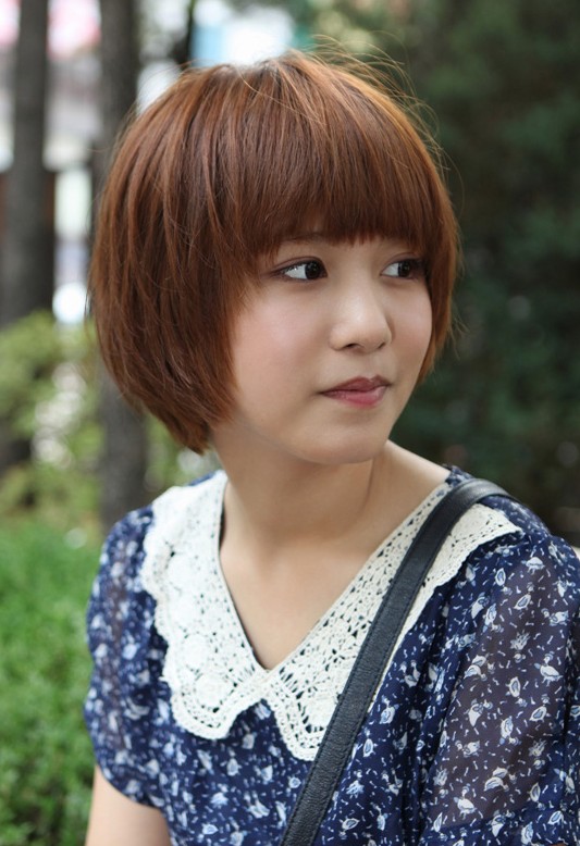 cute short korean bob hairstyle  asian hairstyles