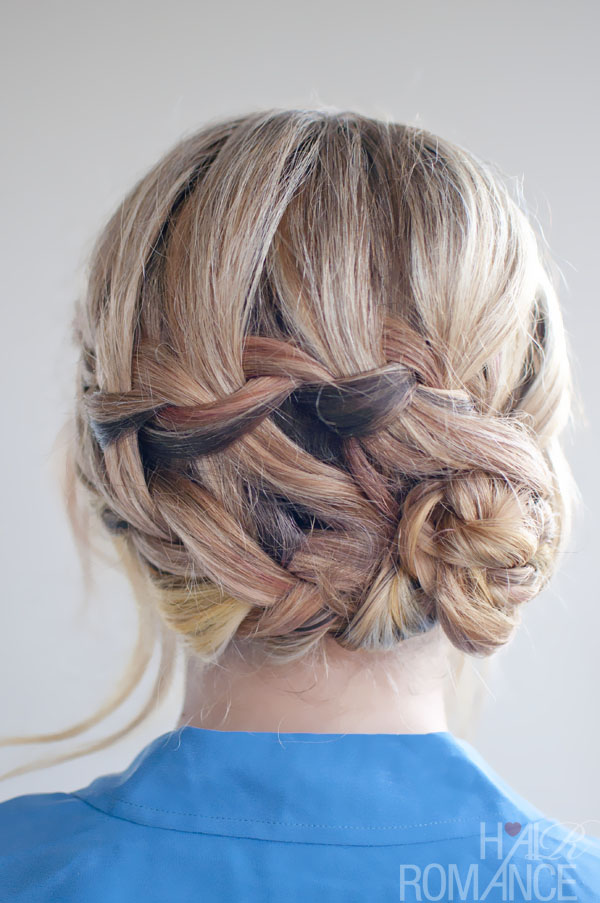 Braided Hairstyle Inspirations The Double Waterfall Braid Updo