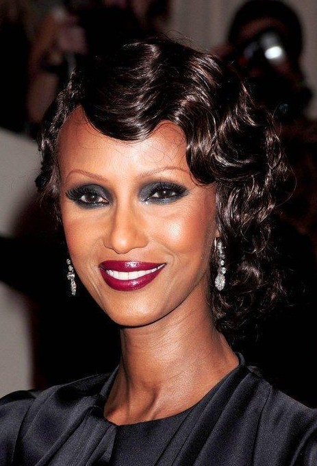 Iman Finger Wave Hairstyle