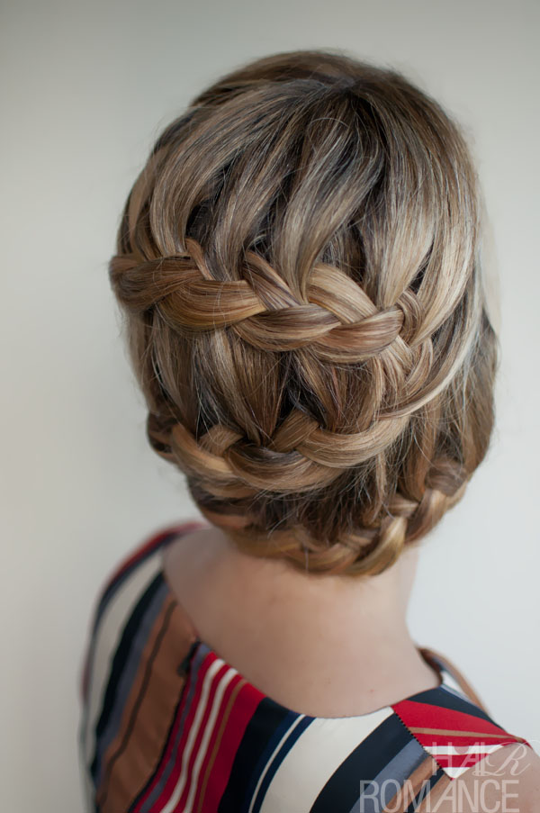 Stylish Braided Updo Hairstyle - Cool Casual Hairstyle for Women