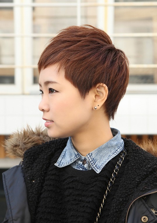 Sharp Sexy Rihanna Pixie Cut Boyish Asian Haircut For Female