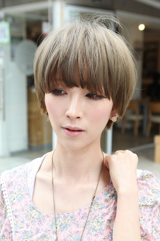 Asian Short Hair Cut