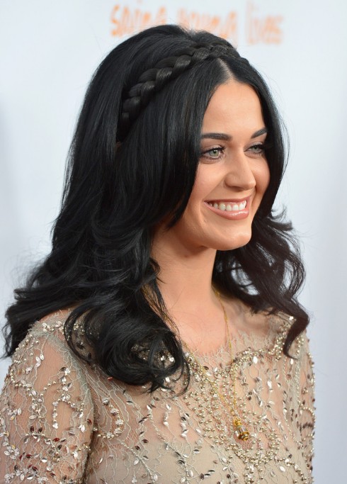 Long Braided Black Hairstyle for Women Katy Perry Hair 