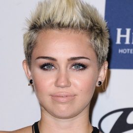 Miley Cyrus Short Spiked Fauxhawk Haircut - Spiky Haircut for Summer