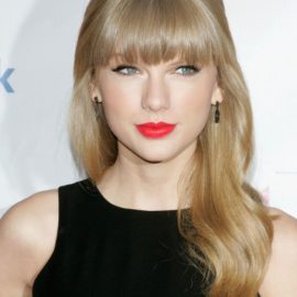 Taylor Swift Long Blonde Wavy Hairstyles