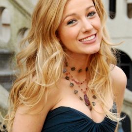 Blake Lively - Sexy long blonde wavy hairstyle for girls