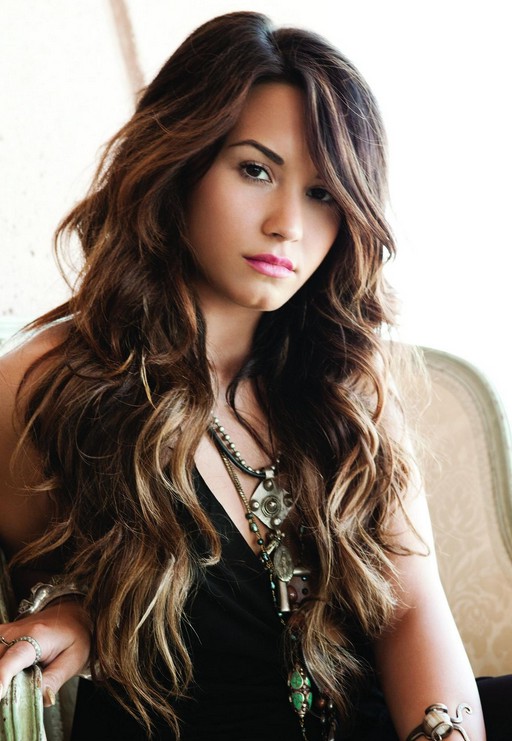 Deep Delicious Big Wave Hairstyle For Long Hair Demi Lovato