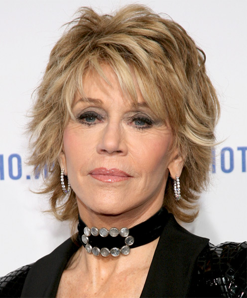 Choppy Look for Mature Fashionistas! Jane Fonda Haircut - Hairstyle for Women  Over 60 - Hairstyles Weekly