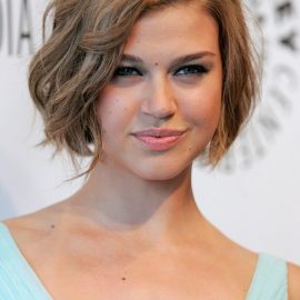 Short curly bob hairstyle - Adrianne Palicki Hairstyles