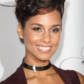simple easy short hairstyles for women - Alicia Keys short haircut