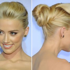 formal updos for women Amber Heard hairstyles