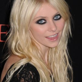 Tousled curly hair style for long hair - Taylor Momsen's Hairstyle