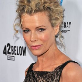 Short Messy Curly Updo for Women - Kim Basinger Hairstyles