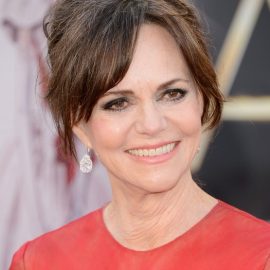 Updo hairstyle for women over 60 - Sally Field's Hairstyle