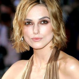 Keira Knightley hairstyle - curly bob hairstyle picture