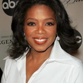 Oprah Winfrey medium hairstyle for women over 50
