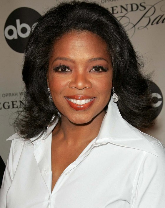 Afro American Shoulder Length Black Hairstyle - Oprah 