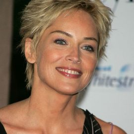 sharon stone hairstyle - short pixie cut for women over 50