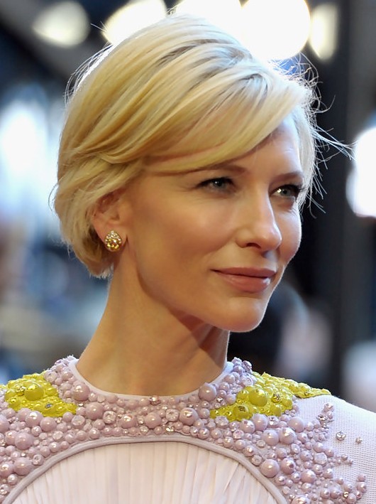 Cate Blanchett Short Haircut Short Straight Hairstyle With