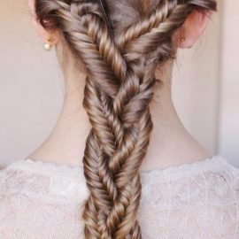 fishtail braid for girls /tumblr