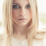 Center Parting Long Straight Blonde Hair Style for Women tumblr